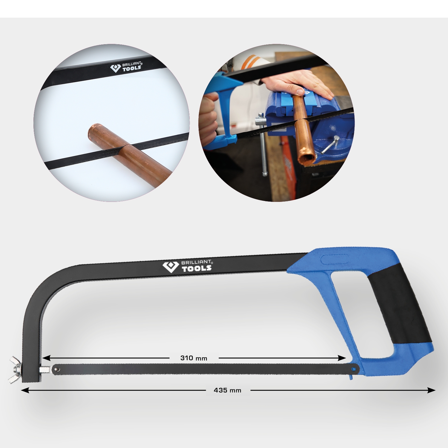 Brilliant Tools  Schnellspann-Metallsägebogen