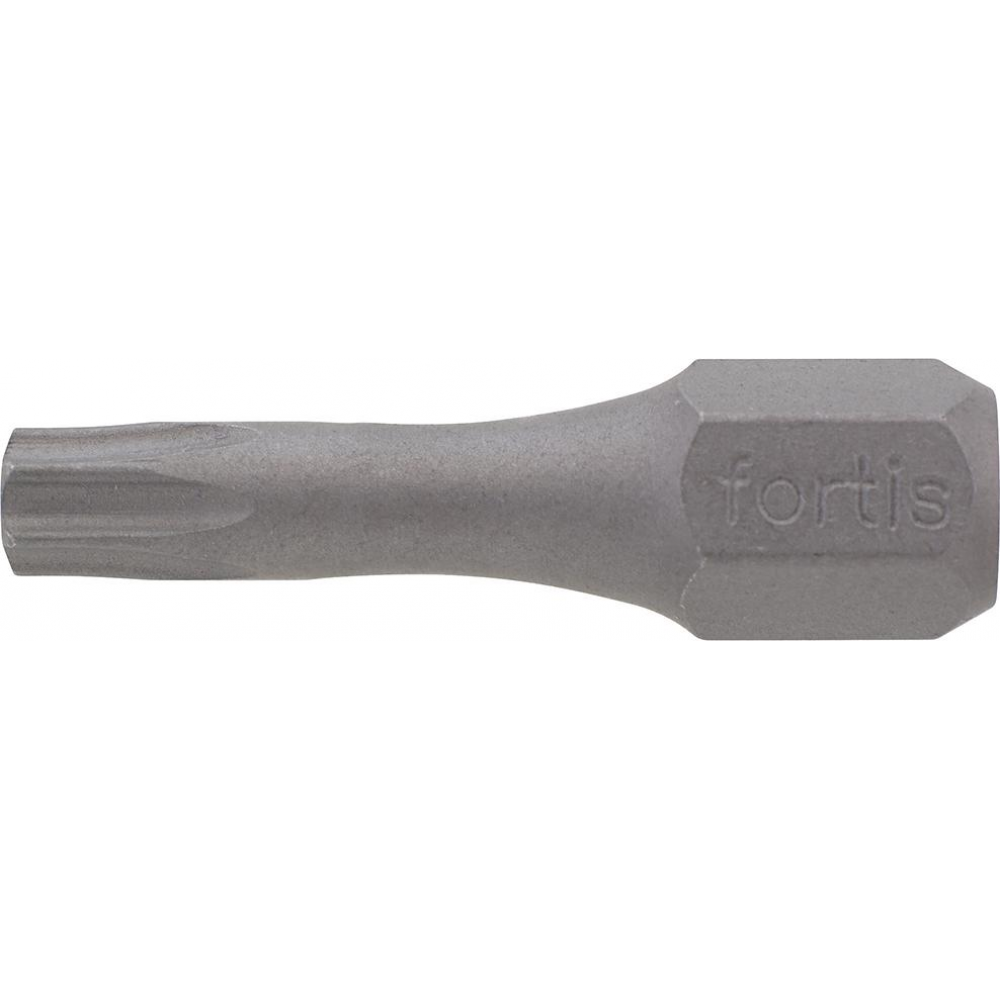 Bit 1/4" für TORX-Schrauben Torsion DIN3126 C6,3 T10x25mm 10er Pack FORTIS