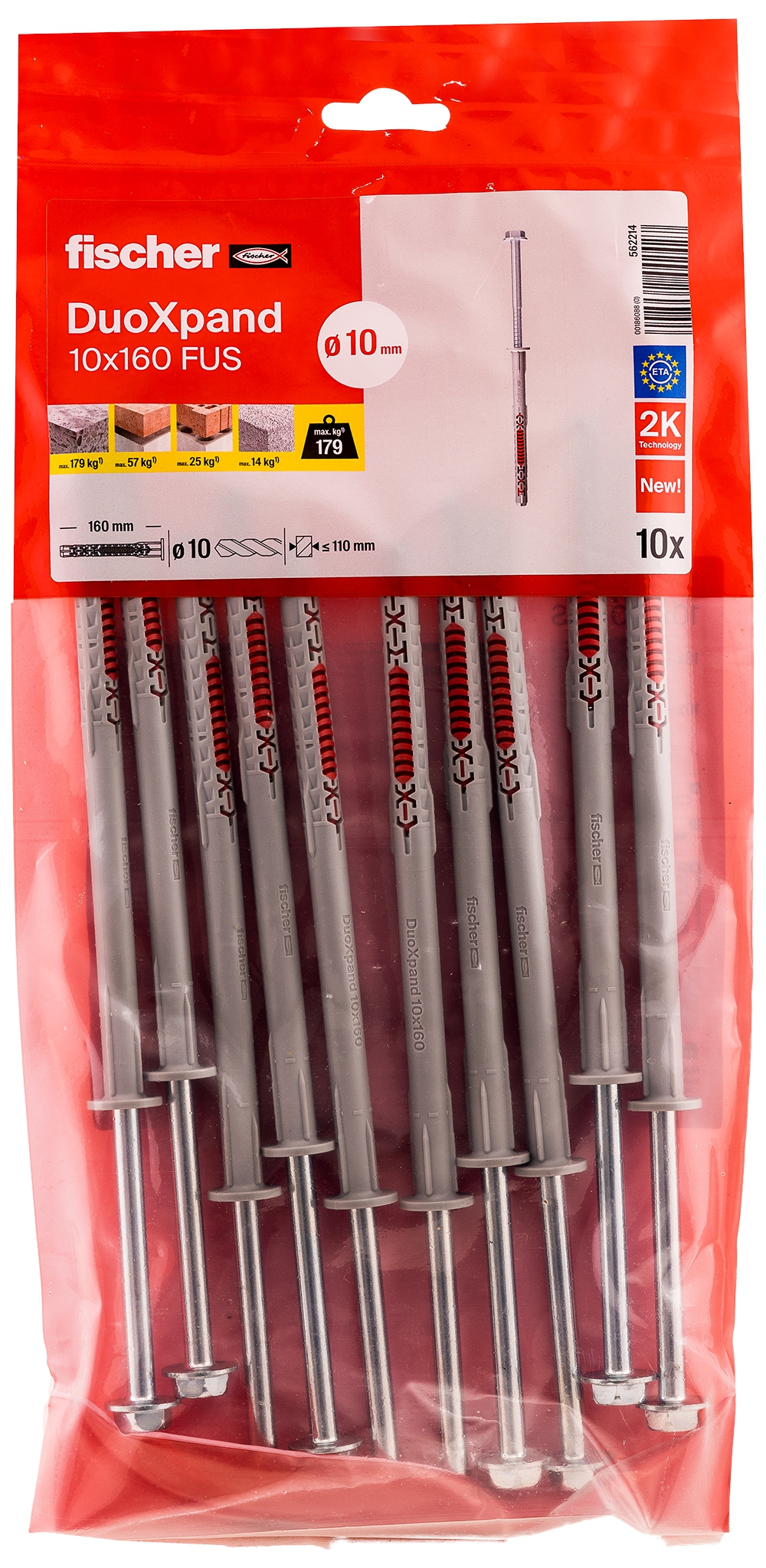 Fischer DuoXpand 10x160 FUS B. Mit cleverem Biss verankern