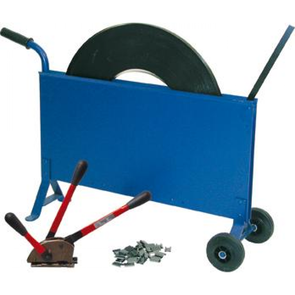 Stahlband-Umreifungs-Set, 16 mm, kombiniert Stahlband-Umreifungsset fahrbar,16mm