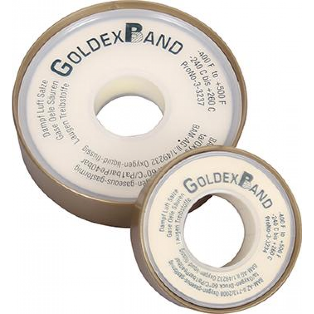 PTFE-Gewindedichtband Goldex PTFE Band