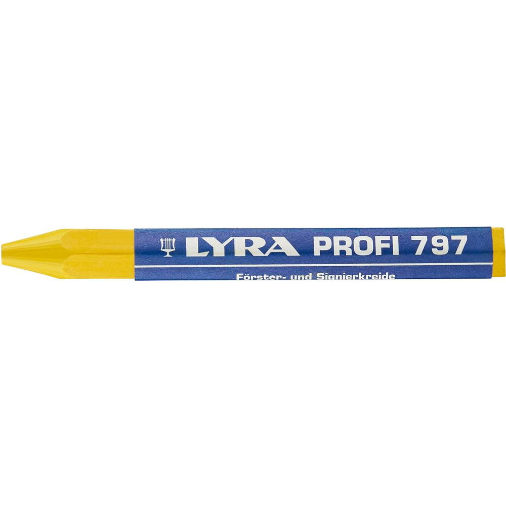 Förster- und Signierkreide Nr. 797 gelb a12Stück LYRA