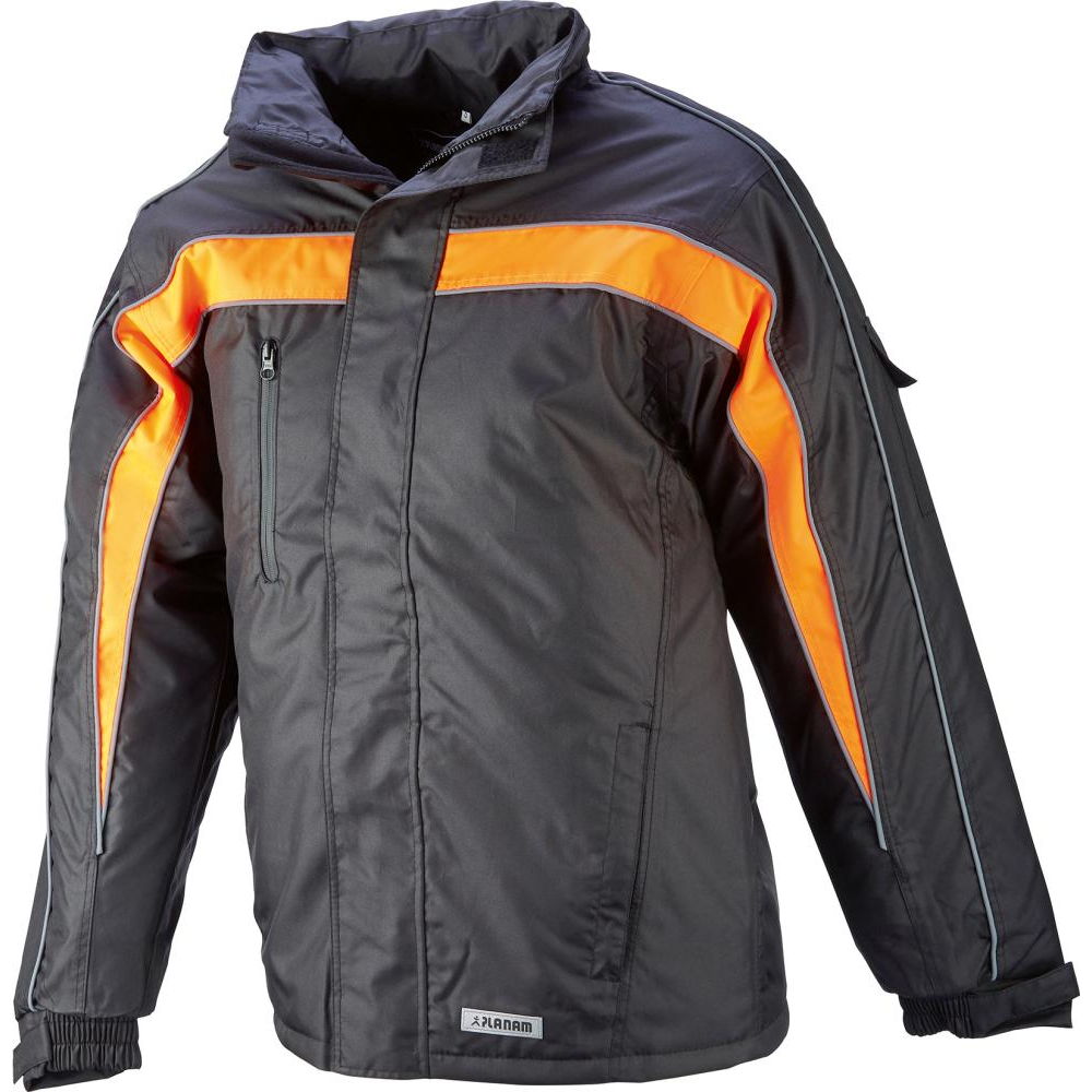 Winterjacke Cosmic schwarz/orange, Gr.2XL