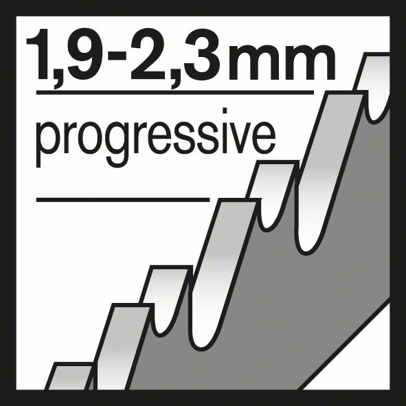 Bosch Stichsägeblatt T 118 B Basic for Metal, 3er-Pack