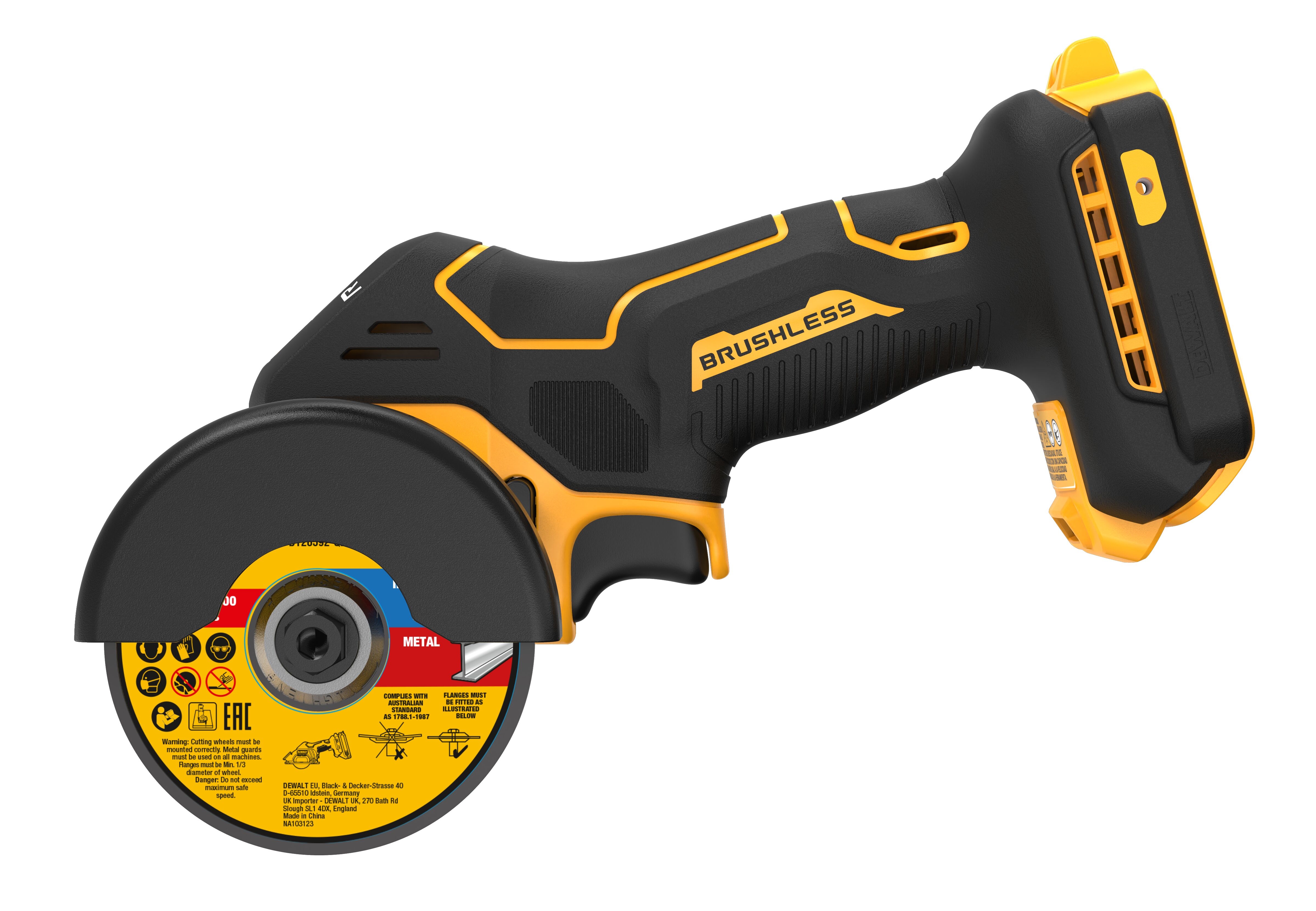 Dewalt DCS438N-XJ,  Akku-Multimaterialschneider 76mm, 18V, 18 Volt Akku-Multimaterialschneider, 76 mm - Basisversion