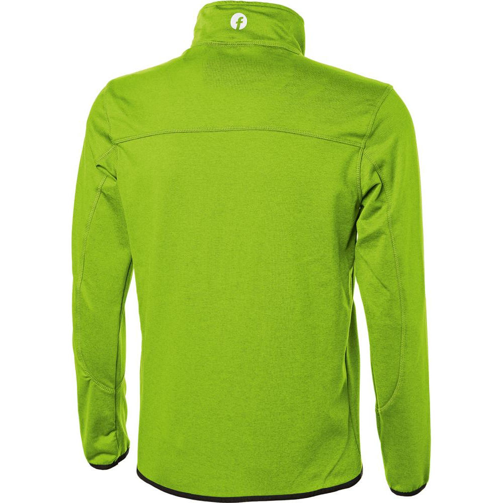Tech-Fleecejacke Gr. 3XL lime/schwarz meliert Fortis Elements