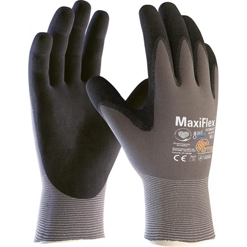 Montagehandschuh Maxi Flex Ultimate with AD-APT 42-874 Handschuh Gr 8
