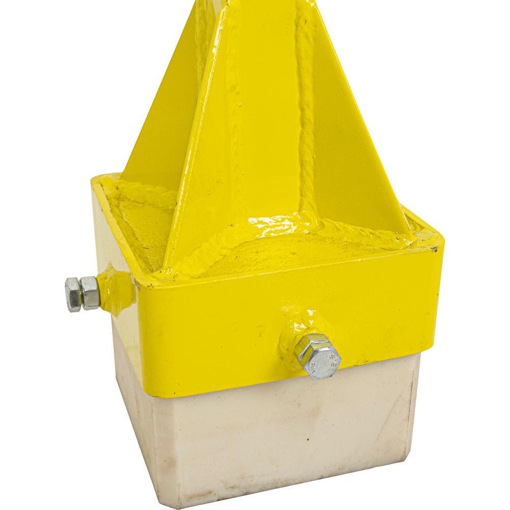 Nylon-Stampfer Big Foot Nylon Stampfer, "Pulverlackiert Gelb"