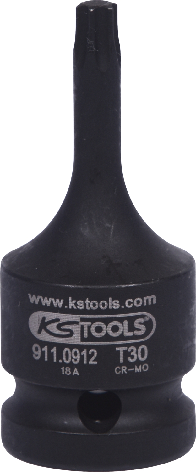KSTOOLS 1/2" Kraft-Bit-Stecknuss Torx, kurz, T30