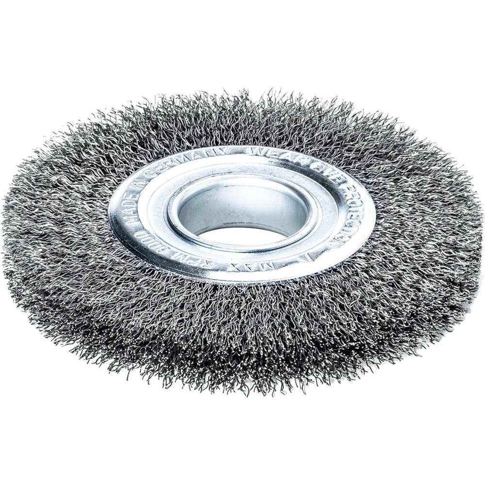 Rundbürste Stahldraht 178x23/26mm,gewellt 0,3mm Lessmann
