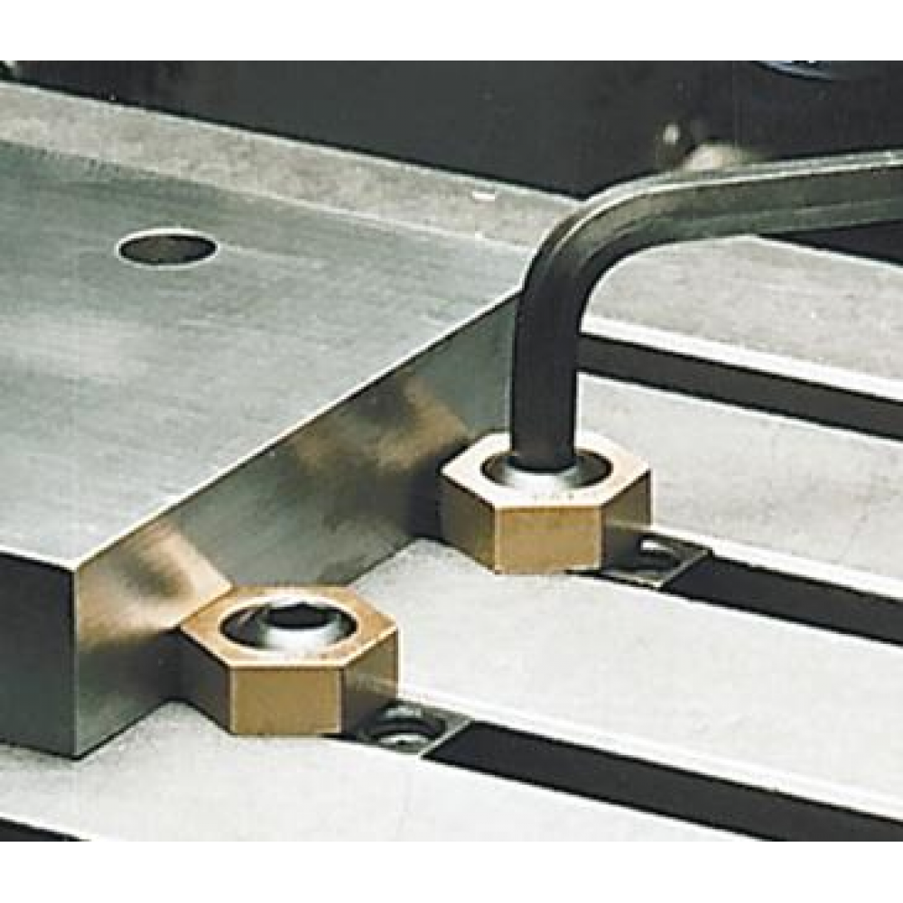 Exzenter-Spannklemme mit T-Nutenstein Spannklemme Exzenter für Maschinentisch T-Nut 12 MITEE-BITE