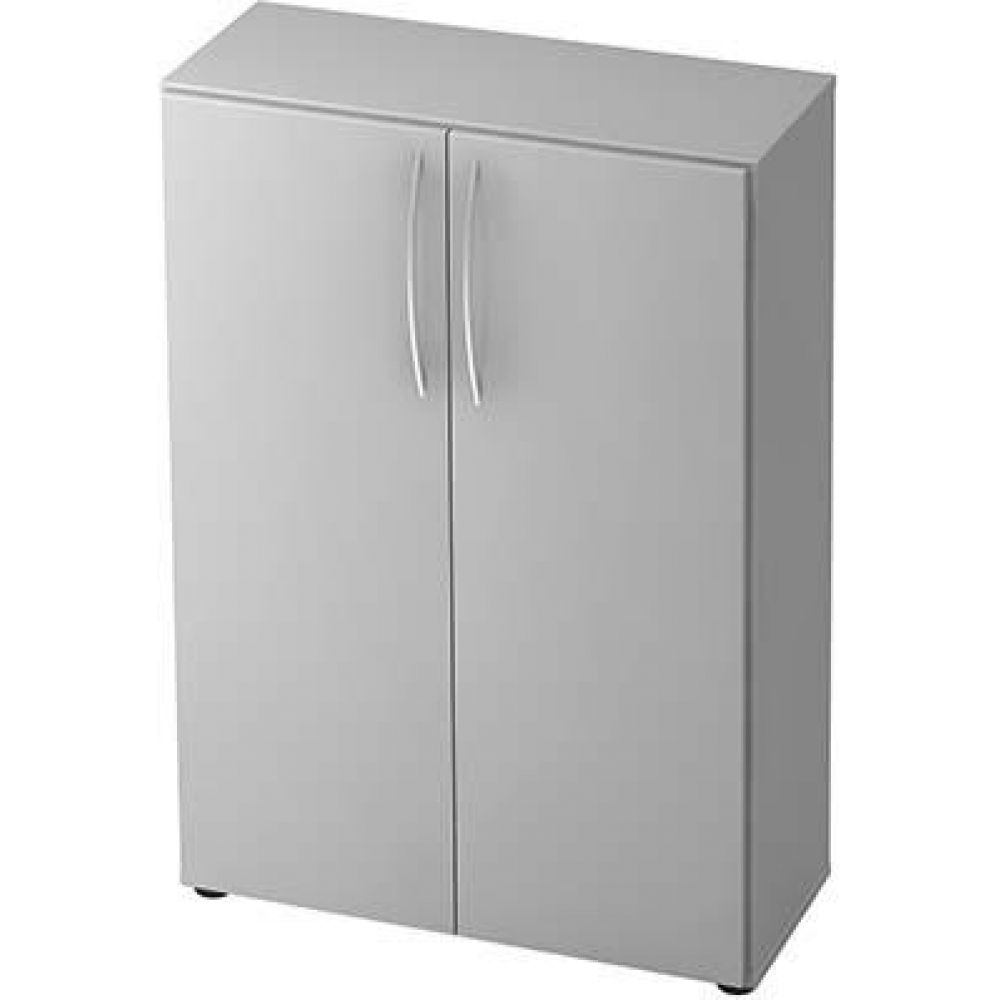 Aktenschrank, 3 Ordnerhöhen Schrank OH B 800 mm lichtgrau