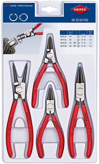 Sicherungsringz.-Set 4tlg.Schaummodul Knipex