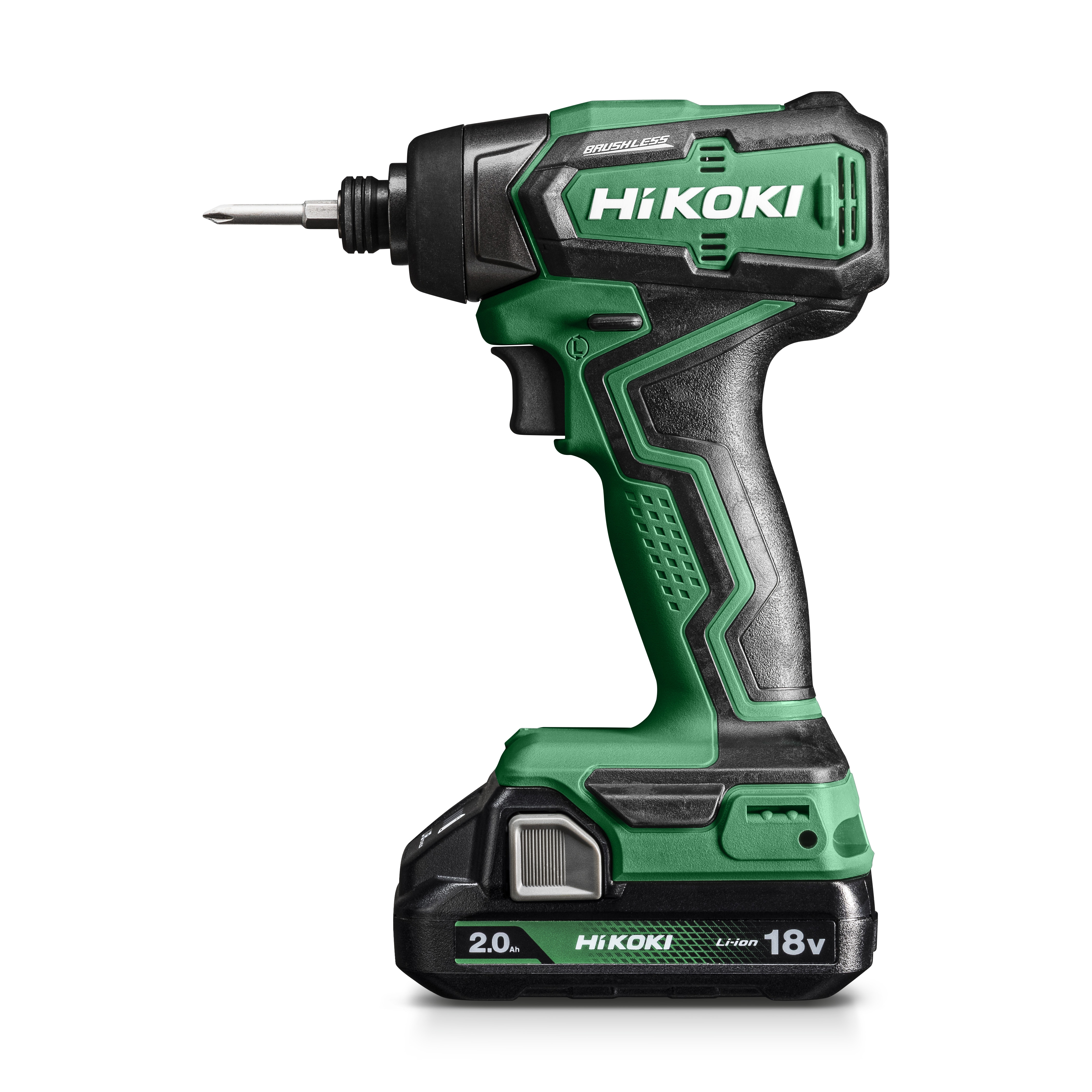 HIKOKI WH18DDWRZ, 18V Akku Schlagschrauber(1/4"), 2 x 2.0 Ah, 140 Nm