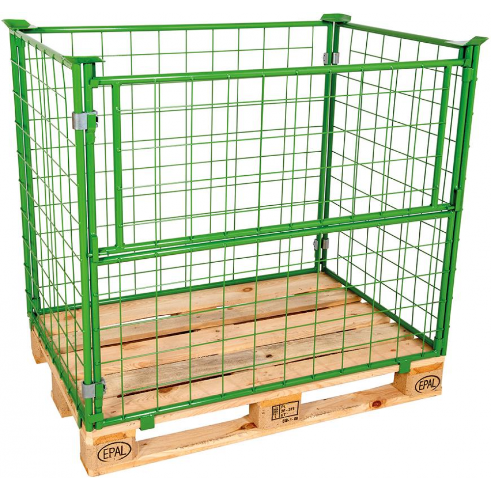 Gitteraufsatzrahmen 80cm RAL 6017 10x10