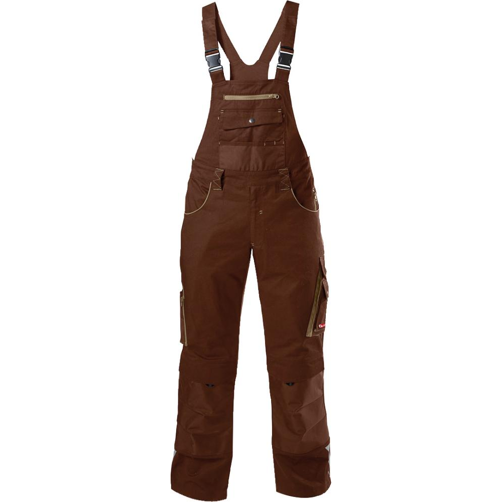 Latzhose Gr.48 braun/beige FORTIS/beige,Gr.48