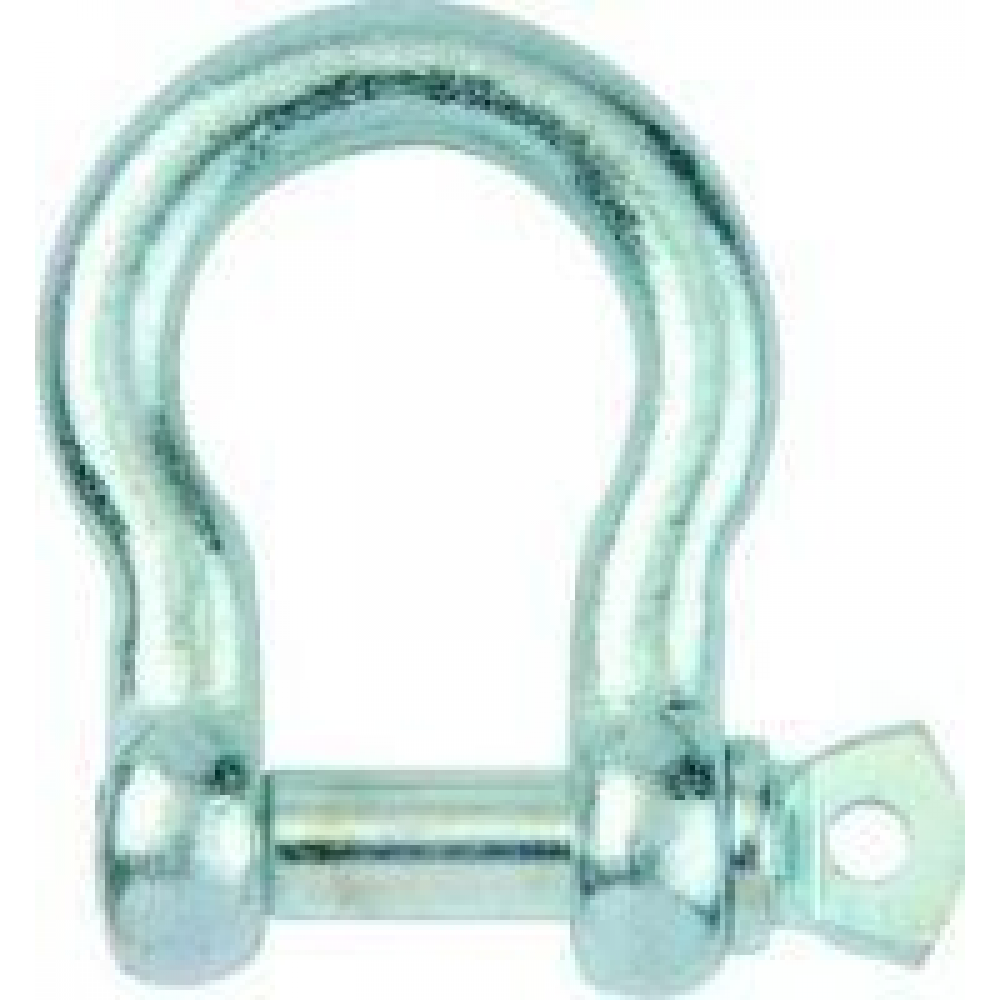 Schäkel 12,0mm-1/2" geschweift verzinkt