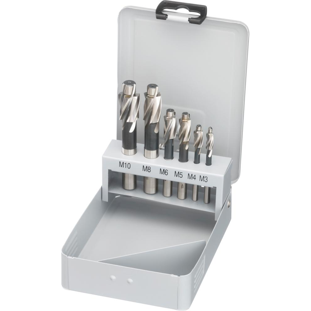 Flachsenker-Satz DIN 373 M Flachs.-Satz in Metallk M3-M12 HSS FORTIS