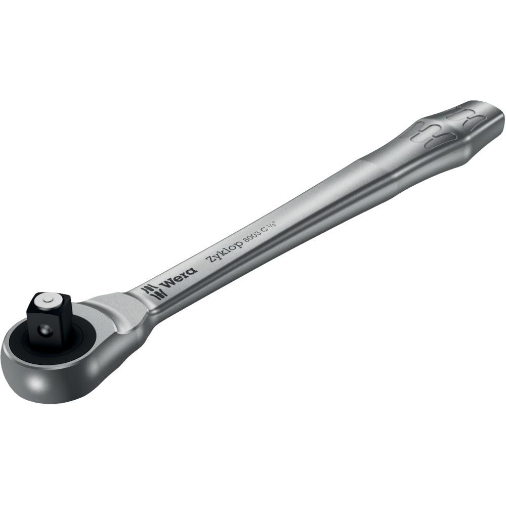 Durchsteckknarre 1/2", Zyklop Metal, Nr. 8003 C Durchsteck-Knarre push Wera "