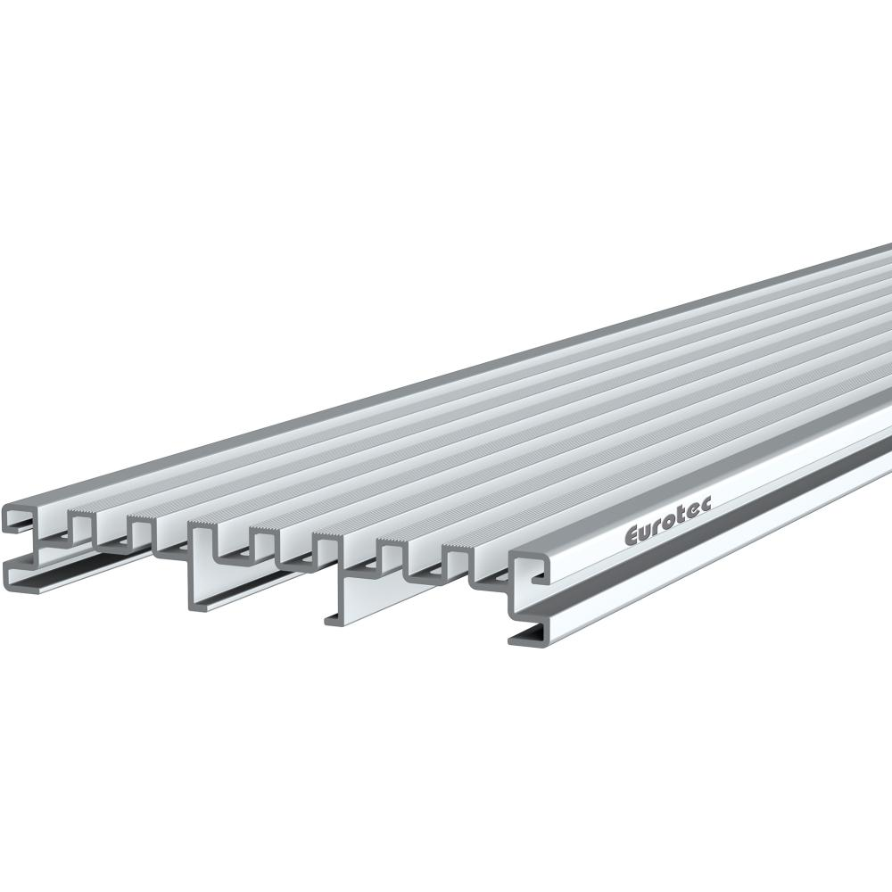 Drainagerost 21 x 140 x 4000 mm Aluminium DrainTec