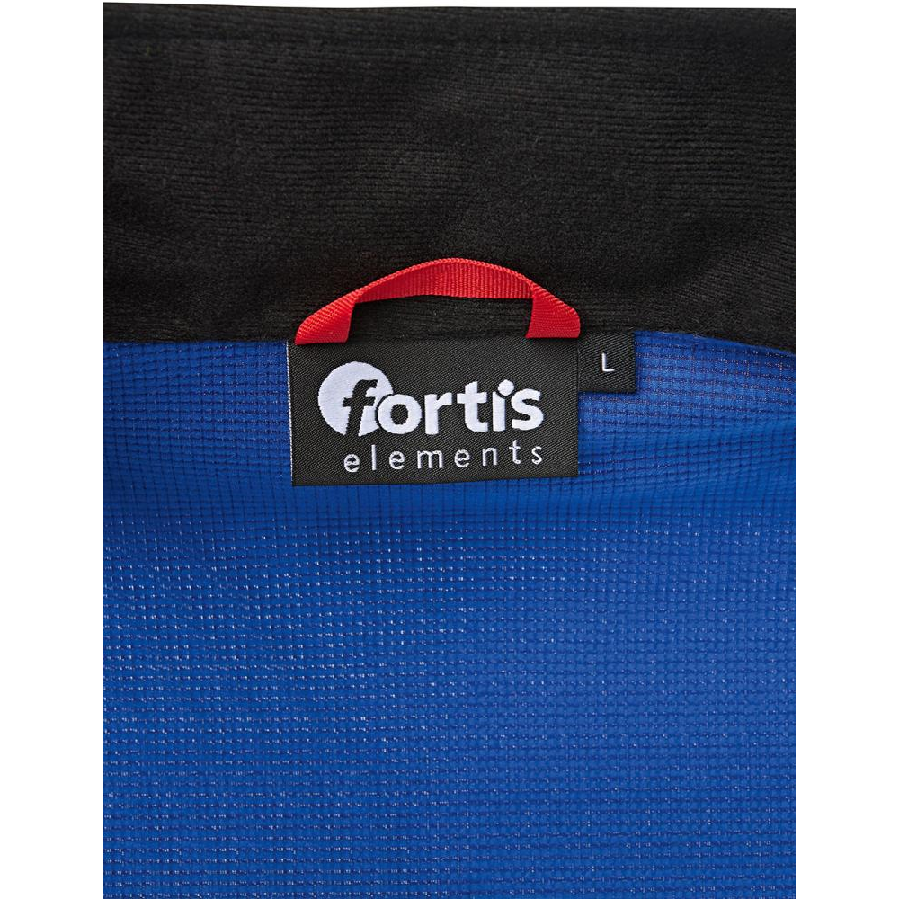 Tech-Fleecejacke Gr. 2XL kornblau/schwarz meliert Fortis Elements