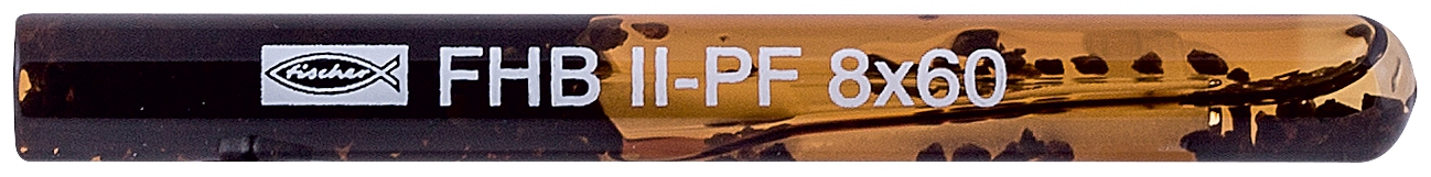 Fischer FHB II-PF 8 x 60. Schnell aushärtende Patrone mit Höchstleistung in gerissenem Beton.