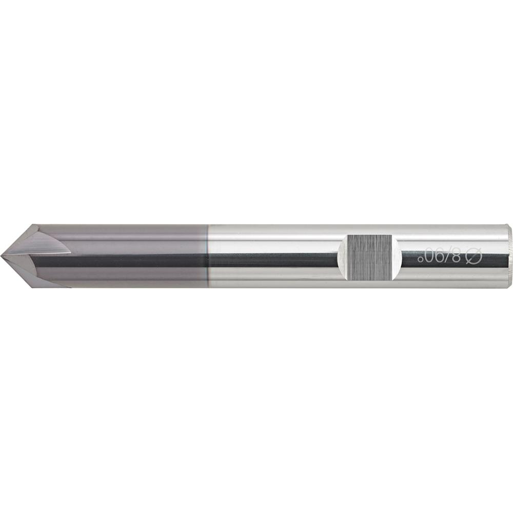 VHM NC-Entgratfräser 8,0mm DIN6527 90G HB TiALN FORUM