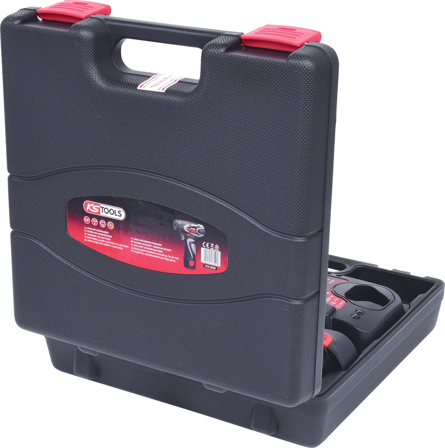 KSTOOLS 1/4" Akku-Bit-Schrauber, 24Nm, 400 U/min 10,8V, mit 1 Akku und 1 Ladegerät