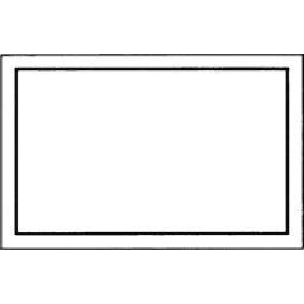 Leerschild A 250x150mm weiß-schwarz