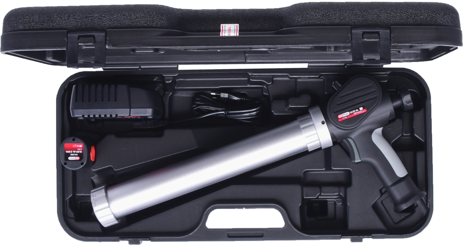 KSTOOLS Akku-Kartuschen-Pistole 600 ml mit 1 Akku und 1 Ladegerät