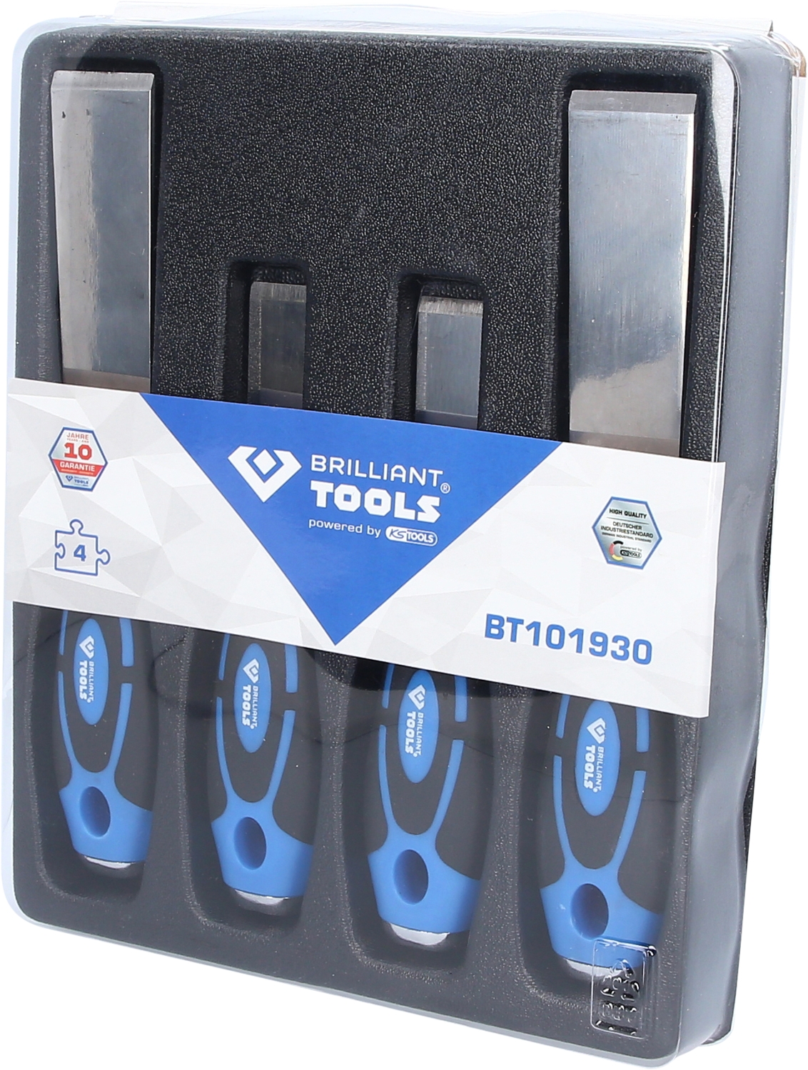 Brilliant Tools  Universal-Schaber-Satz, 4-tlg