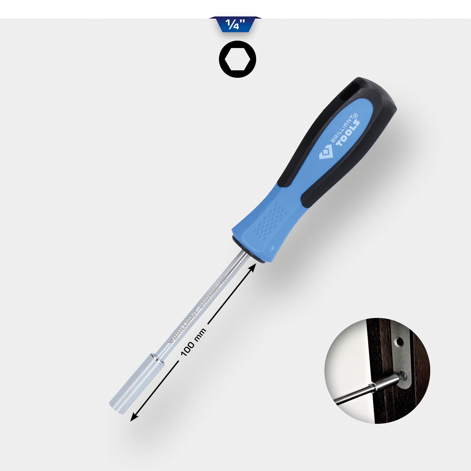 Brilliant Tools  1/4" Bit-Schraubendreher