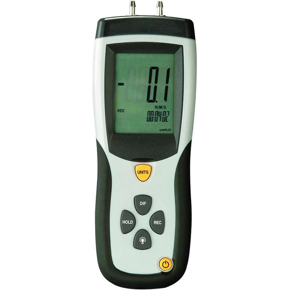 Digital-Manometer DM-100 Druckmessgerät +/- 0-200mbar Standard