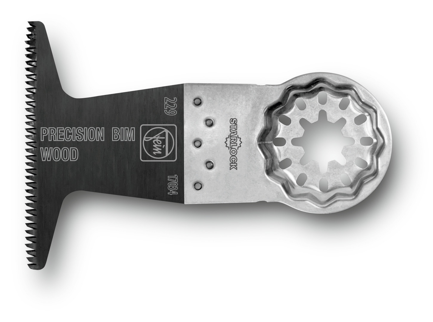 FEIN E-Cut Precision BIM-Sägeblatt, Länge 50 mm, Breite 65 mm, VE 5 St, Aufnahme Star 63502229230reite 65 mm, VE 5 St, Aufnahme Star