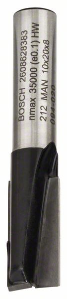 Bosch Nutfräser, 8 mm, D1 10 mm, L 19,6 mm, G 51 mm. Für Handfräsen