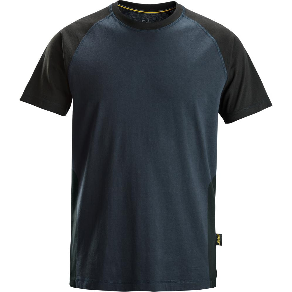 T-Shirt Premium 2550 2-Farben S, navy-schw Snickers