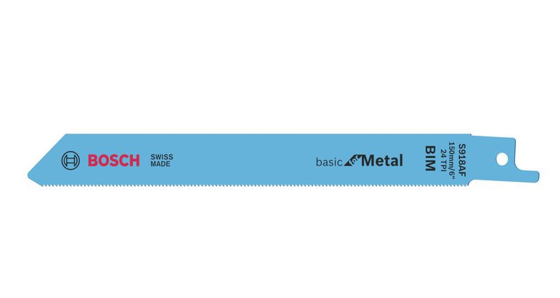 Bosch Säbelsägeblatt S 918 AF, Basic for Metal, 5er-Pack