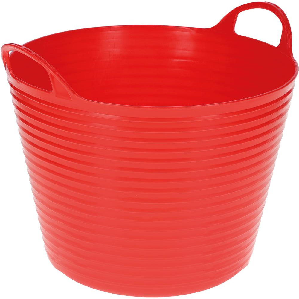 Flexibler Trog Flex Bag, tiefe Ausführung rot 28ltr
