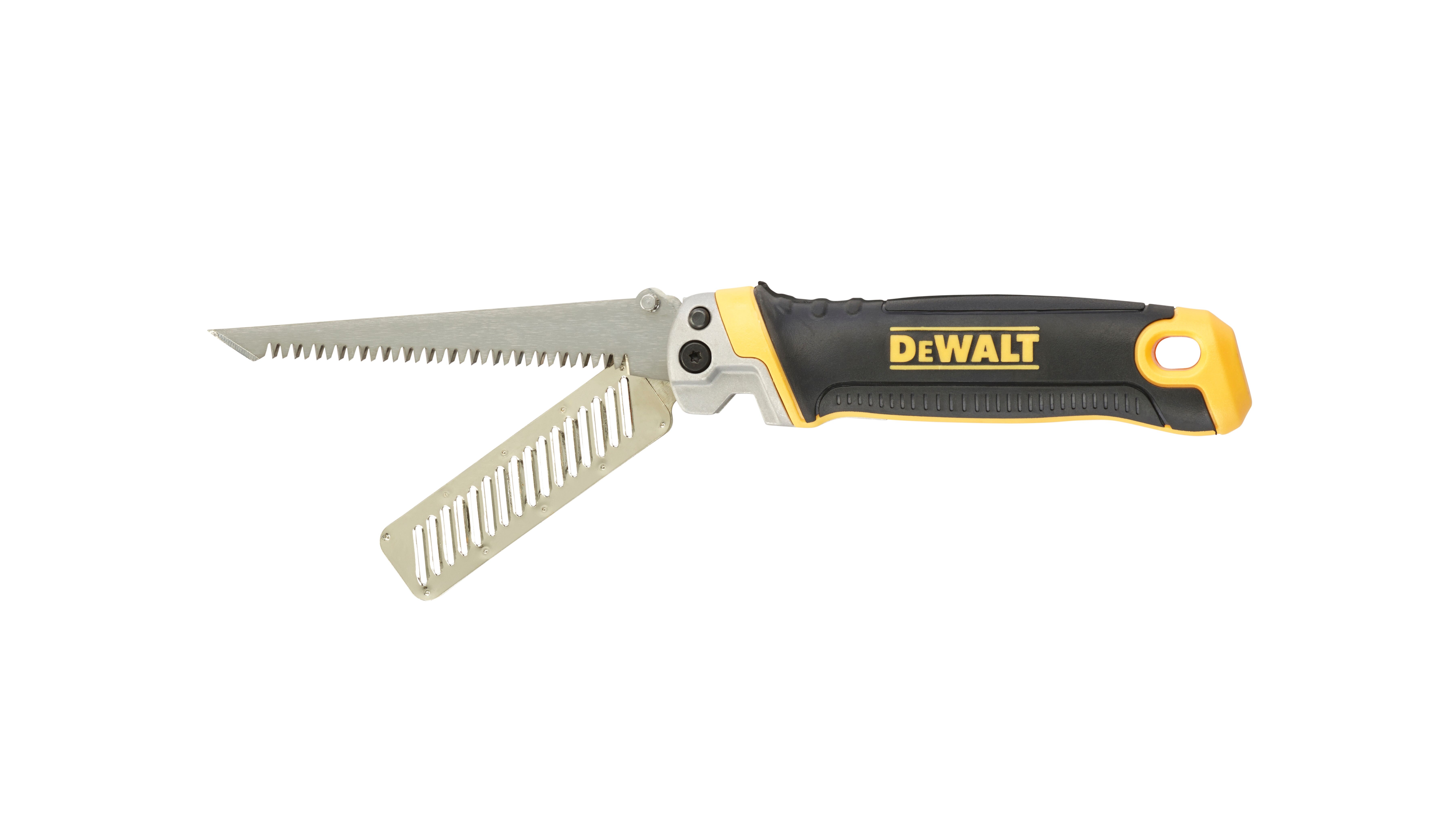 Dewalt DWHT0-20123,  Klapp-Stichsaege mit Raspel, 2-in-1 Stichsäge mit eingebauter Raspel aus rostfreiem Stahl