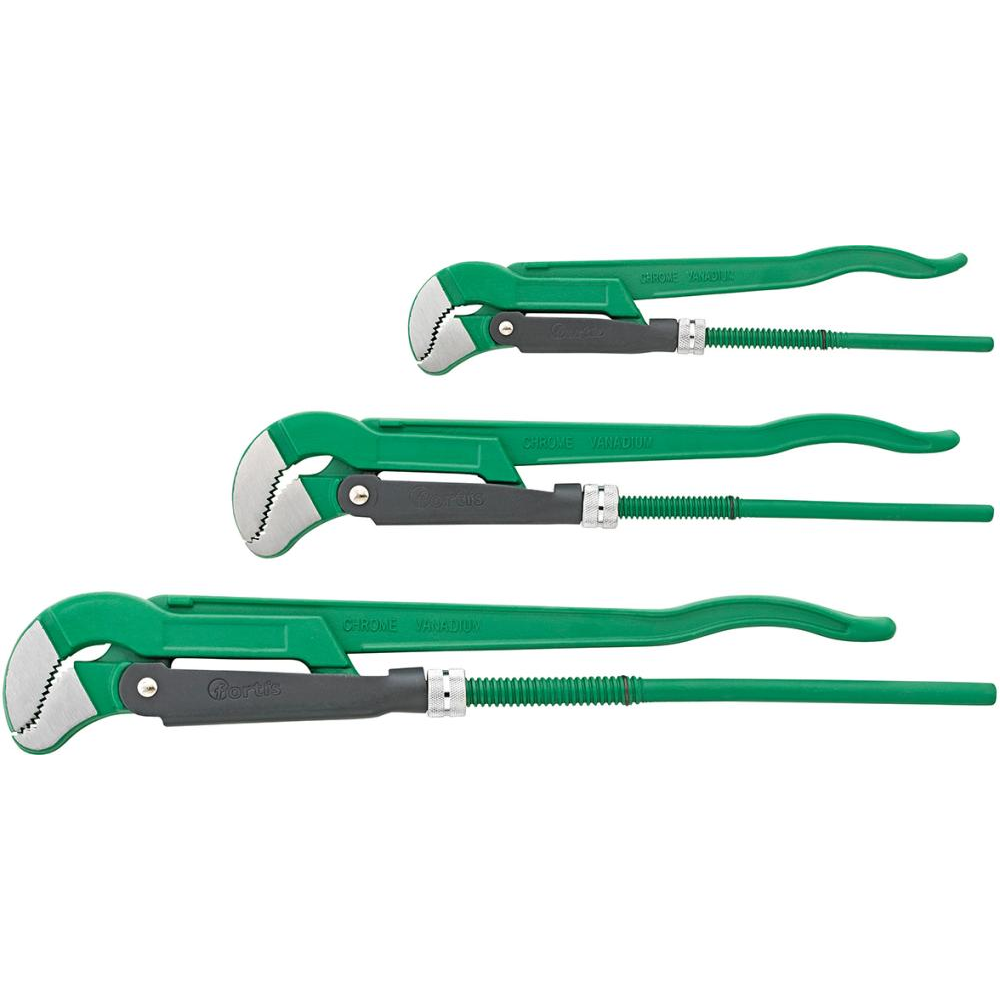 Eck-Rohrzangen-Satz Eckrohrzangen-Satz 3t 1."1.5"-2" FORTIS