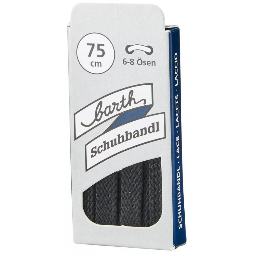 Schnürsenkel, flach 75 cm, schwarz
