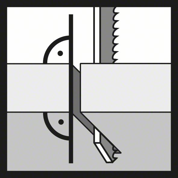 Bosch Stichsägeblatt T 301 BCP Precision for Wood, 25er-Pack