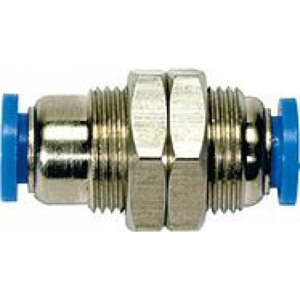 Gerade Schott-Steckverbindung Schott- Steckverbinbung Blaue Serie M14x1 Schlauch- 6 RIEGLER