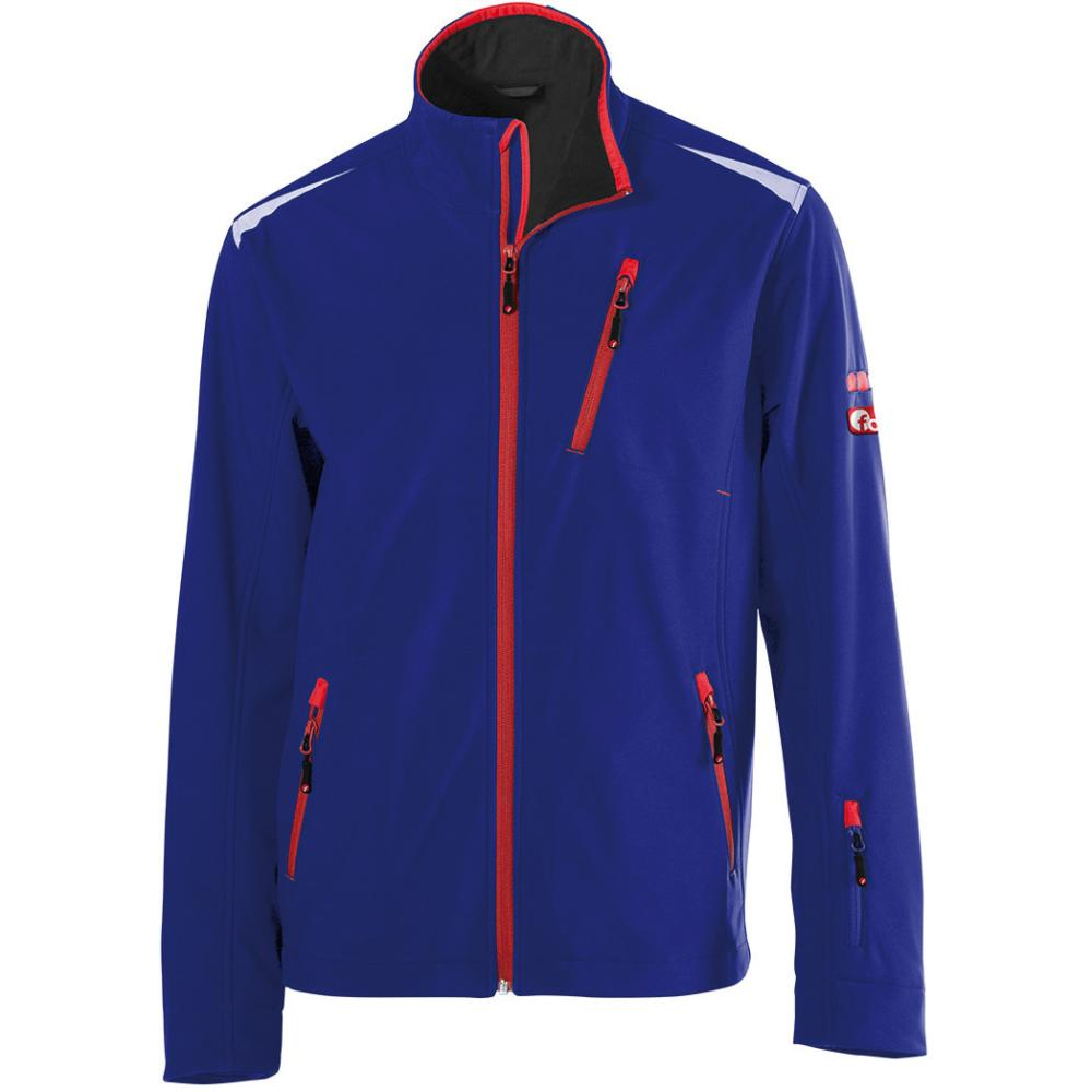 Herren Jacke Gr. 3XL blau/rot FORTIS4, blau/rot,Gr.3XL