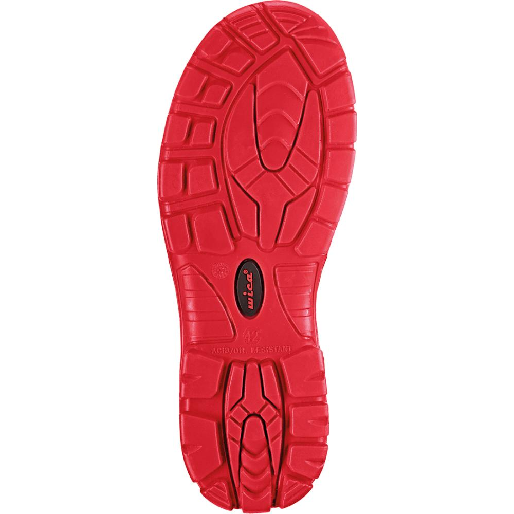 Sicherheitsstiefel Canelli, S3 FO SR ESD Schnüstiefel Schwarz/rot Gr, 36. Wica