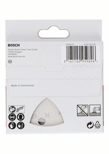 Bosch Schleifblatt F460 Best for Wood and Paint, 93 mm, 60/120/240, 6er-Pack