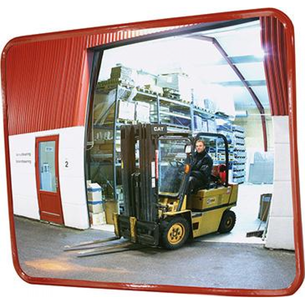 Verkehrsspiegel TM-I eckig H600x B800 mm für Außen