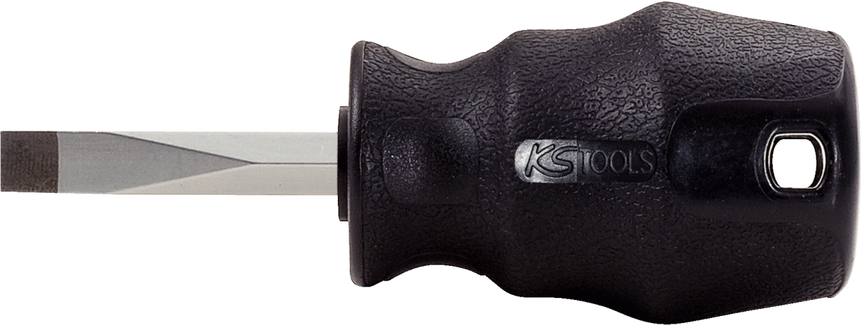 KSTOOLS ERGOTORQUE Schlitz-Schraubendreher, kurz, 6mm