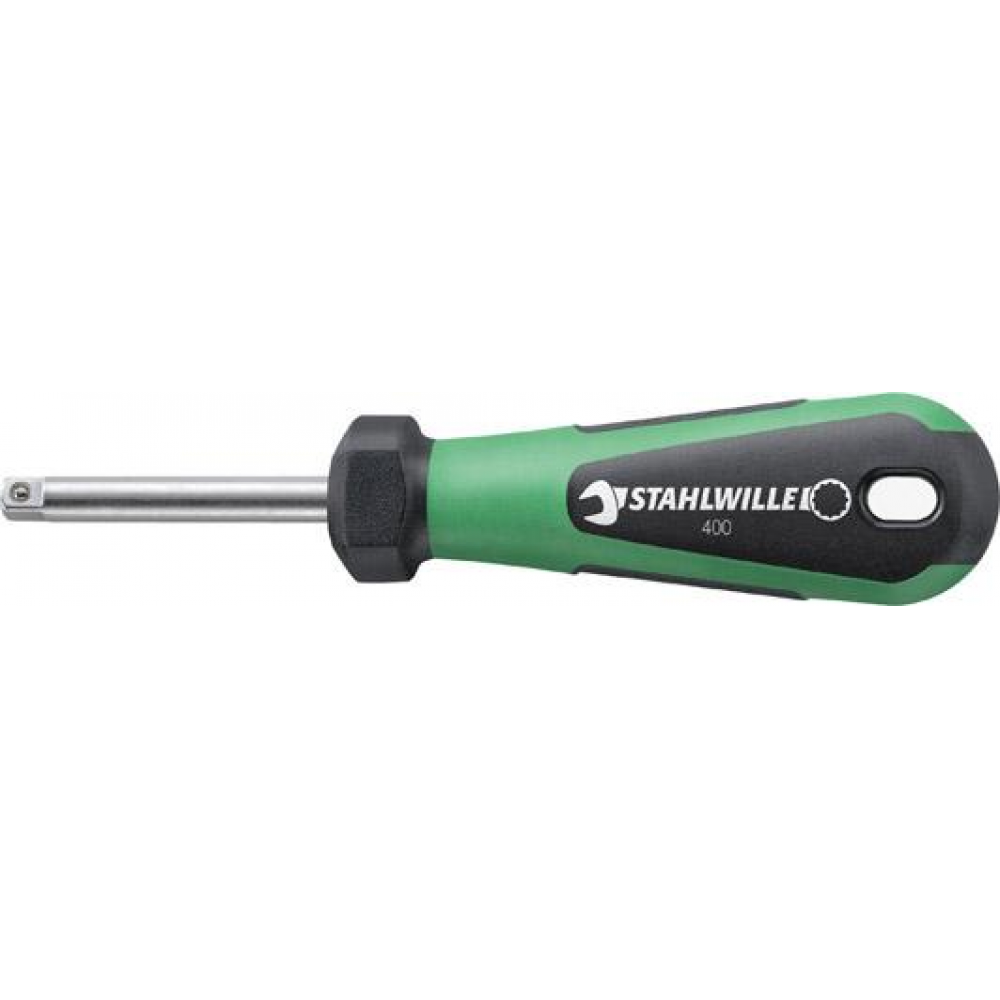 4-kant-Griff 1/4", Nr. 400N Steckgriff 150mm" Stahlwille