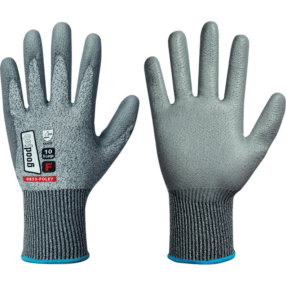 Schnittschutzhandschuh FOLEY Cut F grau, Gr.10
